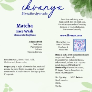 Matcha Face Wash